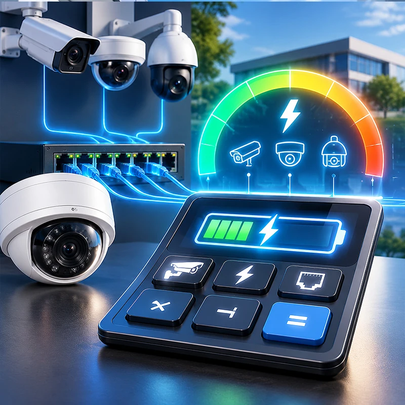 PoE Power Budget Calculator for Security Cameras